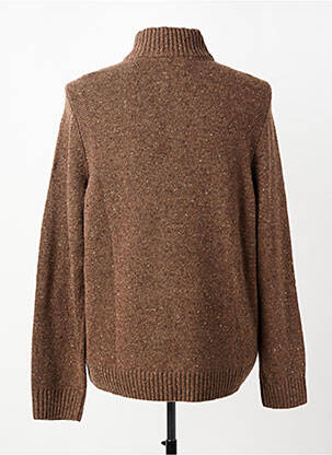 Pull stretch manches longues marron CAMEL ACTIVE homme