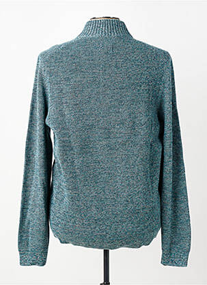 Pull tissage chiné manches longues bleu CAMEL ACTIVE homme