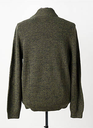 Pull tissage chiné manches longues vert CAMEL ACTIVE homme