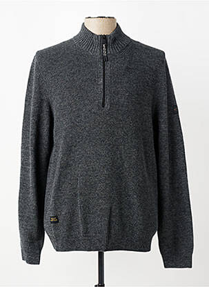 Pull tissage chiné manches longues gris CAMEL ACTIVE homme