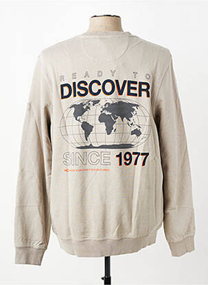 Sweat-shirt stretch manches longues gris CAMEL ACTIVE homme