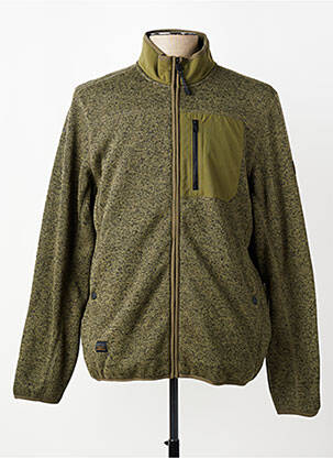 Veste casual resserrée sur le bas vert fonce CAMEL ACTIVE homme