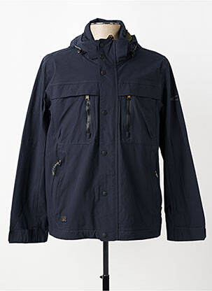 Coupe-vent poches a capuche bleu CAMEL ACTIVE homme