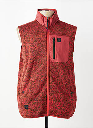 Gilet sans manche tissage chiné orange CAMEL ACTIVE homme