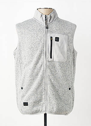Gilet sans manche tissage chiné gris CAMEL ACTIVE homme