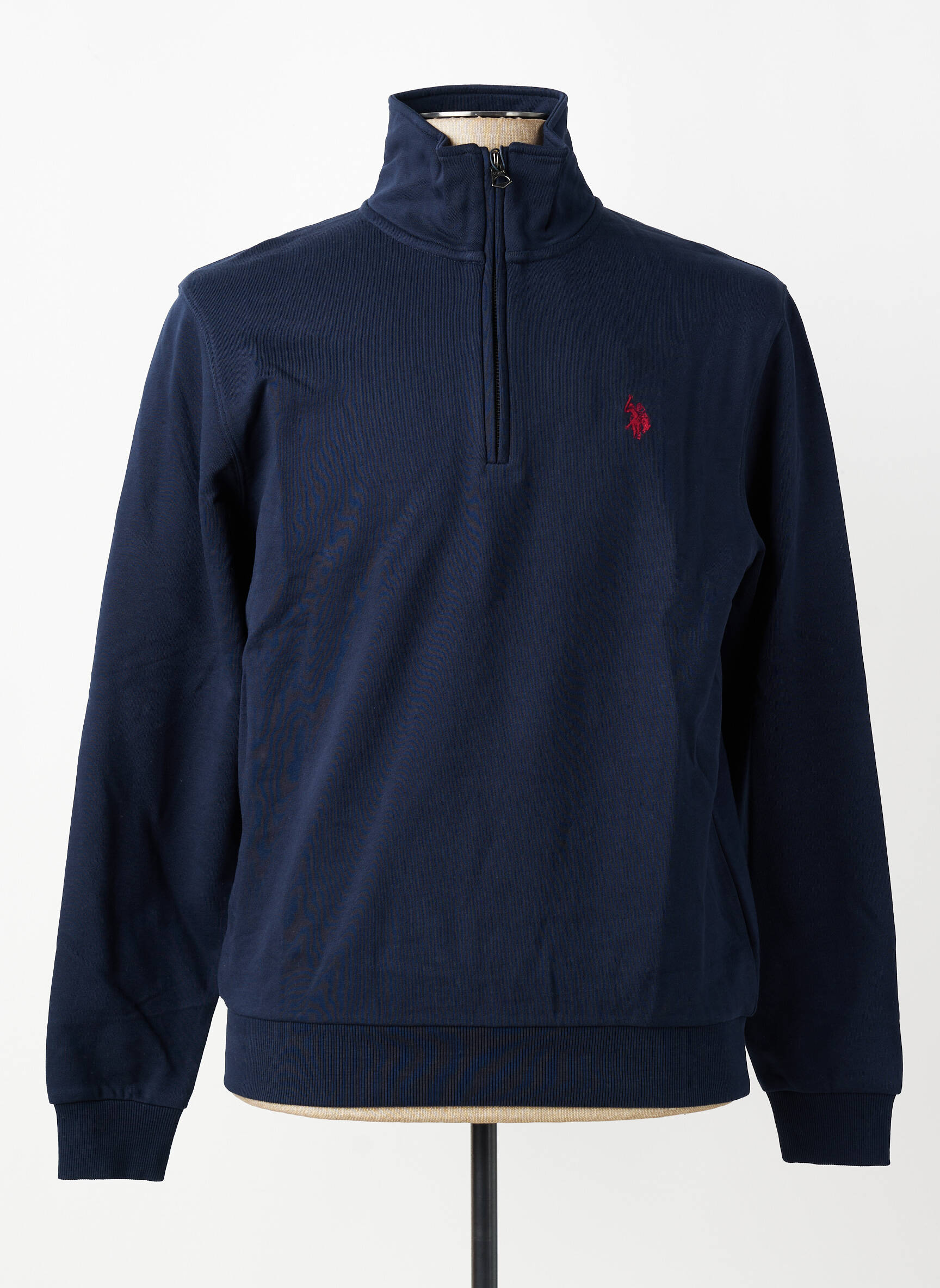 Sweat-shirt stretch manches longues bleu U.S. POLO ASSN homme