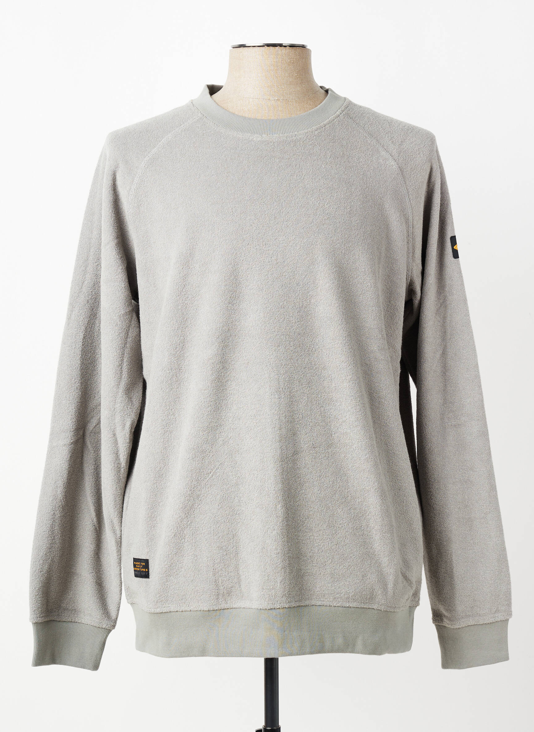 Sweat-shirt stretch manches longues gris CAMEL ACTIVE homme