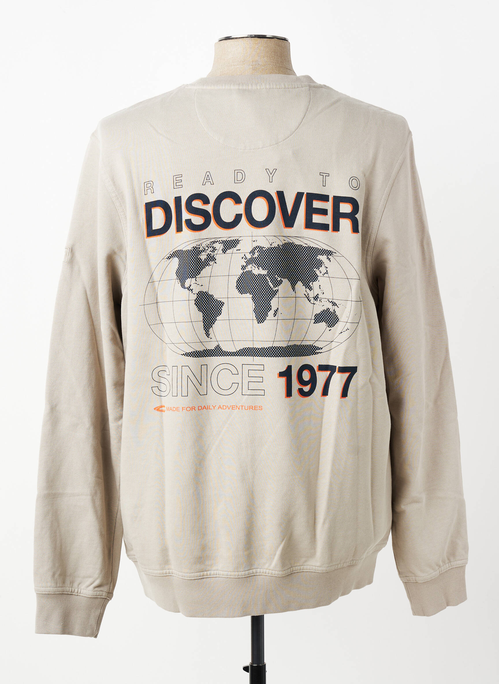 Sweat-shirt stretch manches longues gris CAMEL ACTIVE homme
