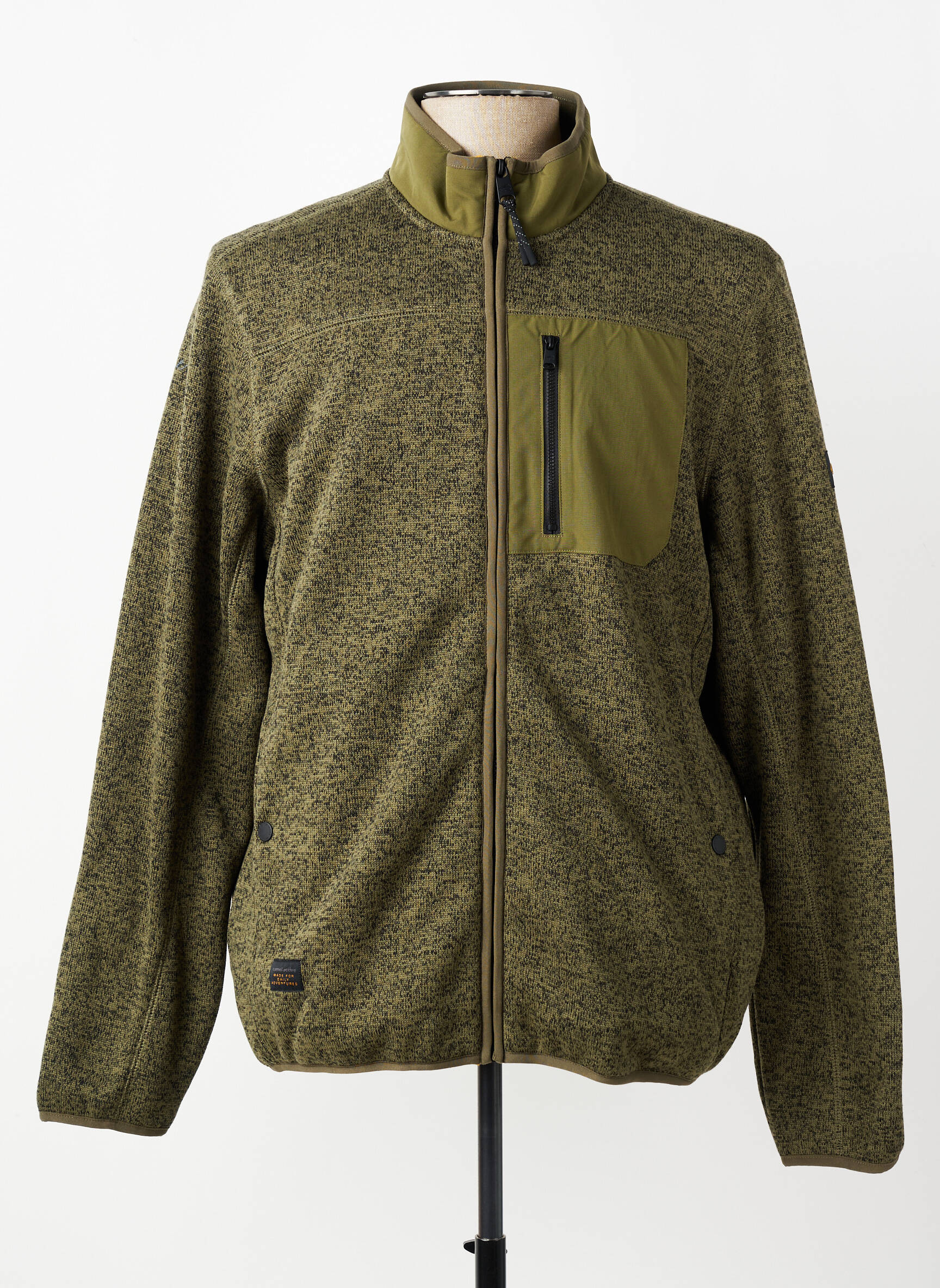 Veste casual resserrée sur le bas vert fonce CAMEL ACTIVE homme