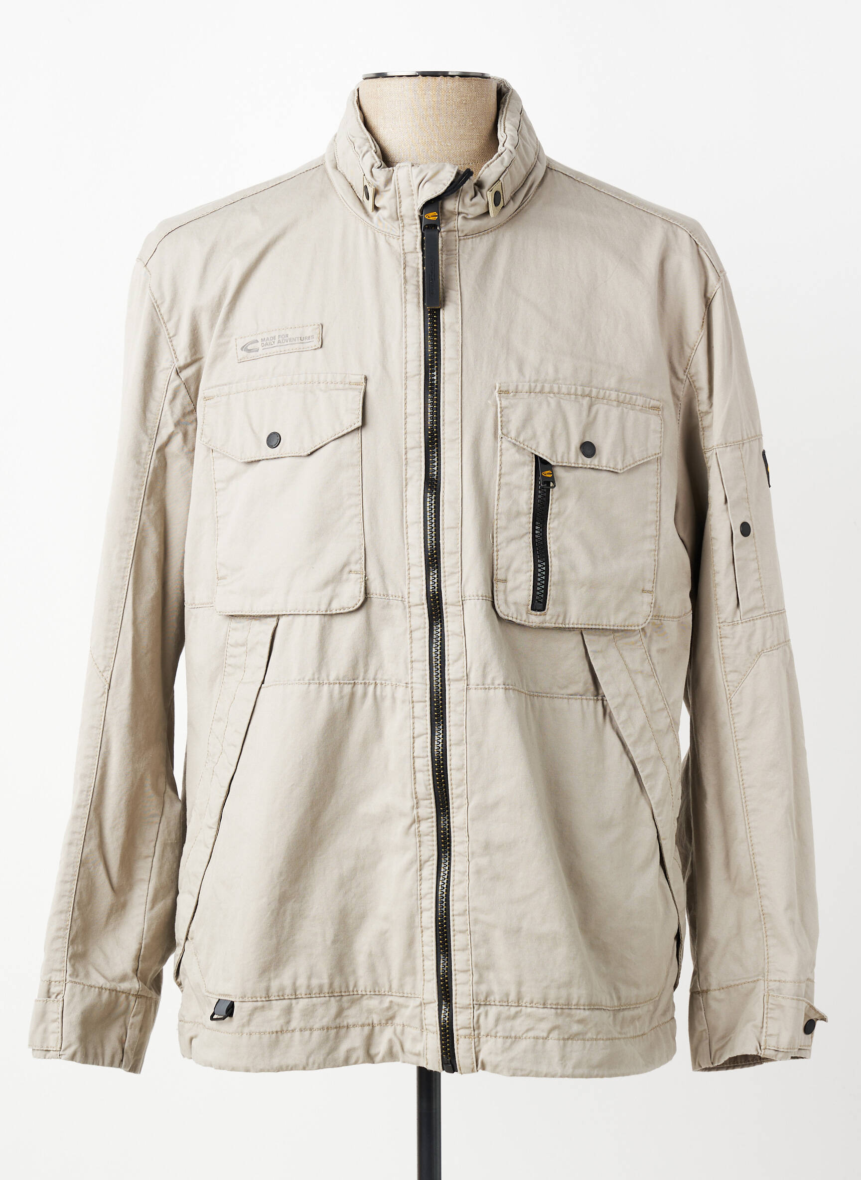 Veste casual fermeture boutonnée sur le devant gris CAMEL ACTIVE homme