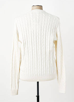 Pull col rond manches longues beige U.S. POLO ASSN homme