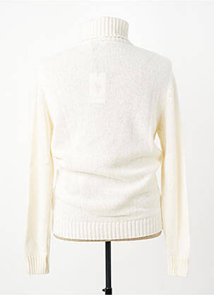 Pull col roulé stretch manches longues beige U.S. POLO ASSN homme