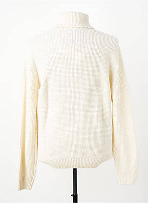 Pull col roulé stretch manches longues beige U.S. POLO ASSN homme