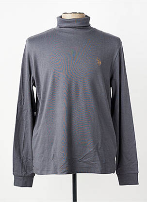 Sous-pull stretch manches longues gris U.S. POLO ASSN homme