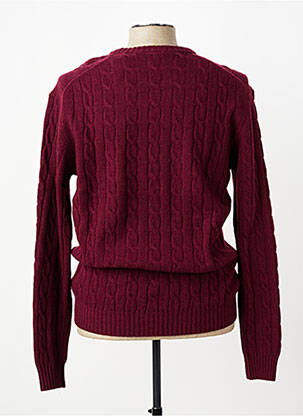 Pull stretch manches longues rouge U.S. POLO ASSN homme