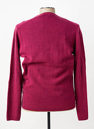 Pull stretch manches longues violet U.S. POLO ASSN homme