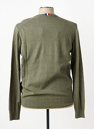 Pull stretch manches longues vert U.S. POLO ASSN homme