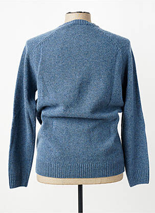 Pull stretch manches longues bleu U.S. POLO ASSN homme