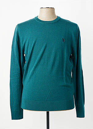 Pull stretch manches longues vert U.S. POLO ASSN femme