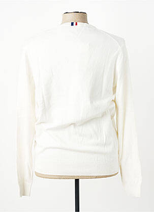 Pull col v manches longues beige U.S. POLO ASSN homme