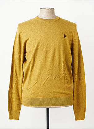 Pull stretch manches longues vert clair U.S. POLO ASSN homme