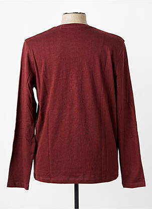 T-shirt broderie manches longues orange U.S. POLO ASSN homme