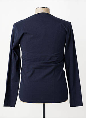 T-shirt coupe cintrée manches longues bleu U.S. POLO ASSN homme