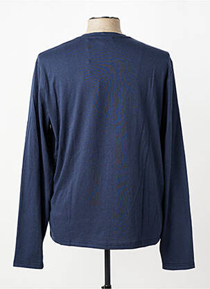 T-shirt coupe cintrée manches longues bleu U.S. POLO ASSN homme