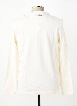 T-shirt coupe cintrée manches longues beige U.S. POLO ASSN homme