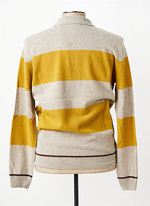 Pull col polo manches longues gris U.S. POLO ASSN homme