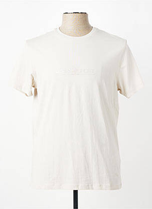 T-shirt broderie manches courtes beige U.S. POLO ASSN homme