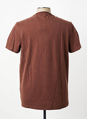 T-shirt coupe cintrée manches courtes marron U.S. POLO ASSN homme