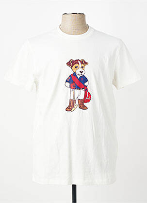 T-shirt coupe cintrée manches courtes blanc U.S. POLO ASSN homme
