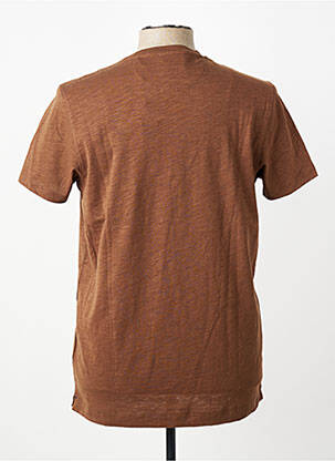 T-shirt coupe cintrée manches courtes marron U.S. POLO ASSN homme