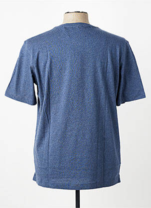 T-shirt tissage chiné manches courtes bleu U.S. POLO ASSN homme