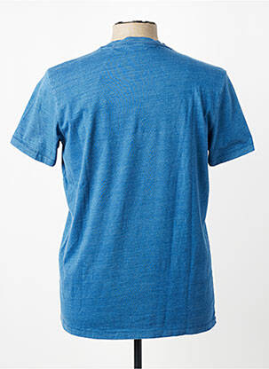 T-shirt tissage chiné manches courtes bleu clair U.S. POLO ASSN homme