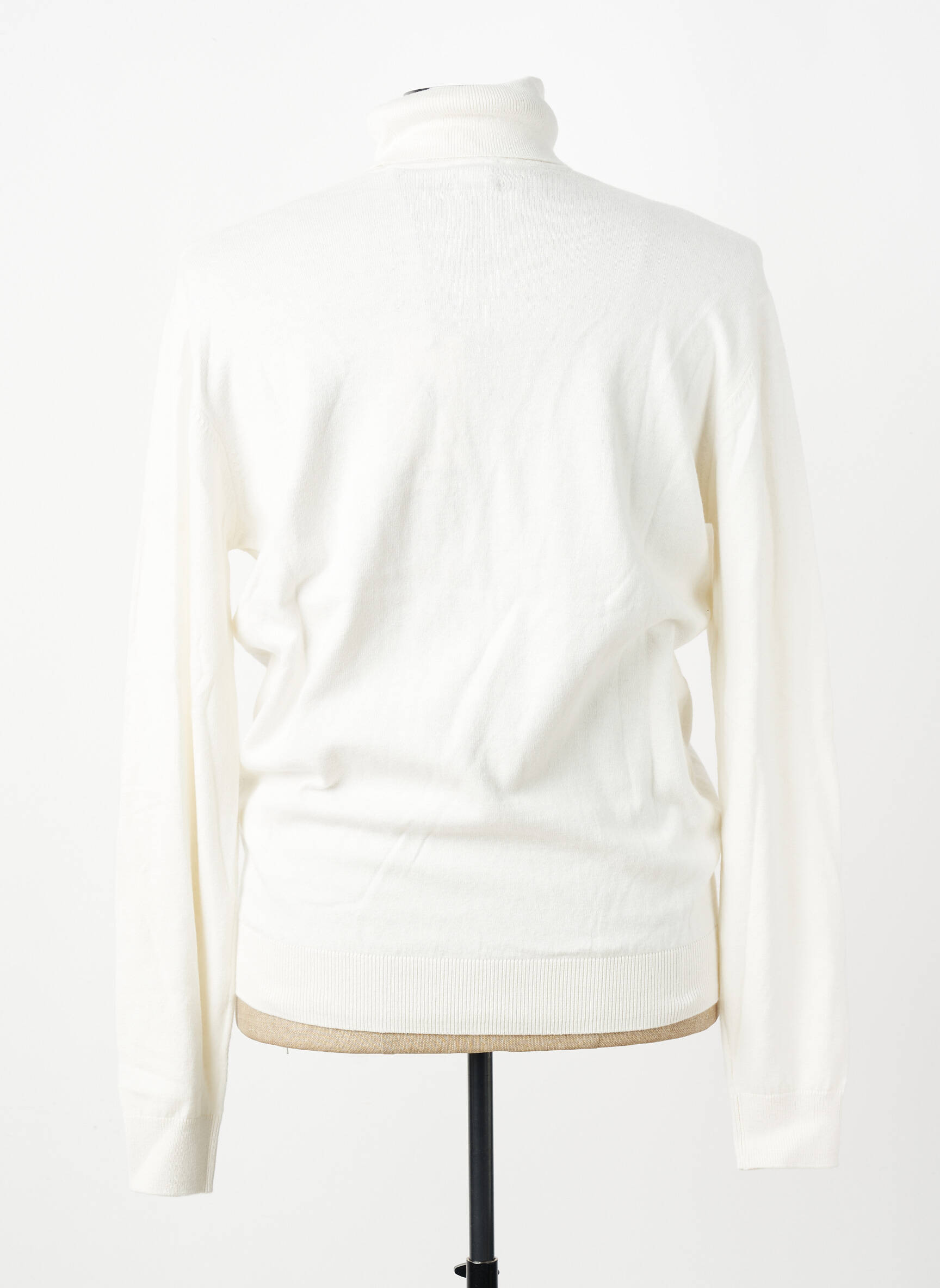 Pull col roulé manches longues manches longues beige U.S. POLO ASSN homme