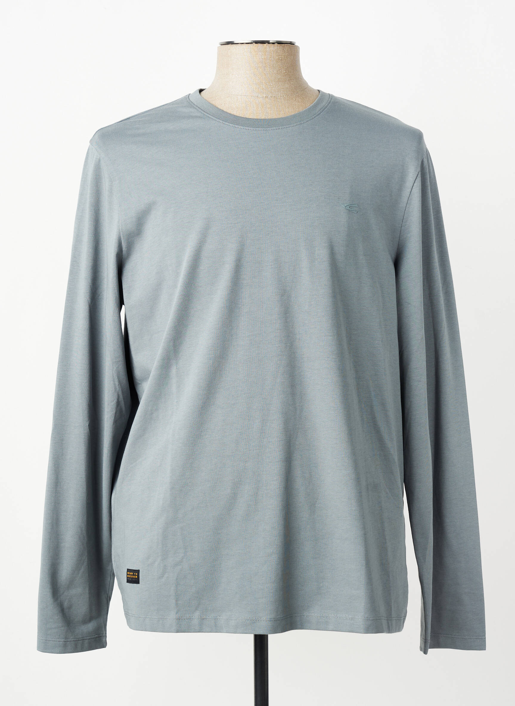 T-shirt coupe cintrée manches longues vert CAMEL ACTIVE homme