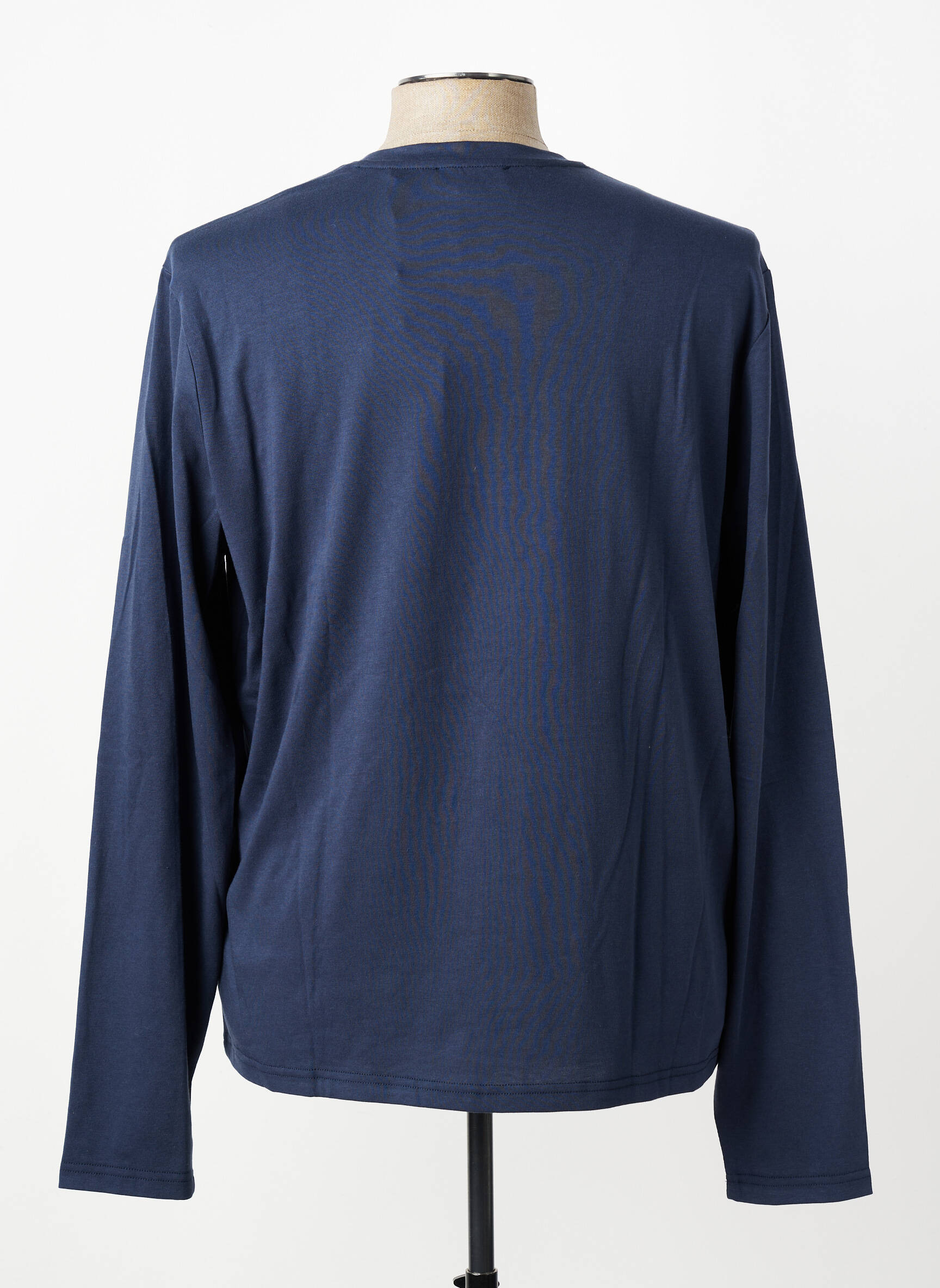 T-shirt coupe cintrée manches longues bleu U.S. POLO ASSN homme