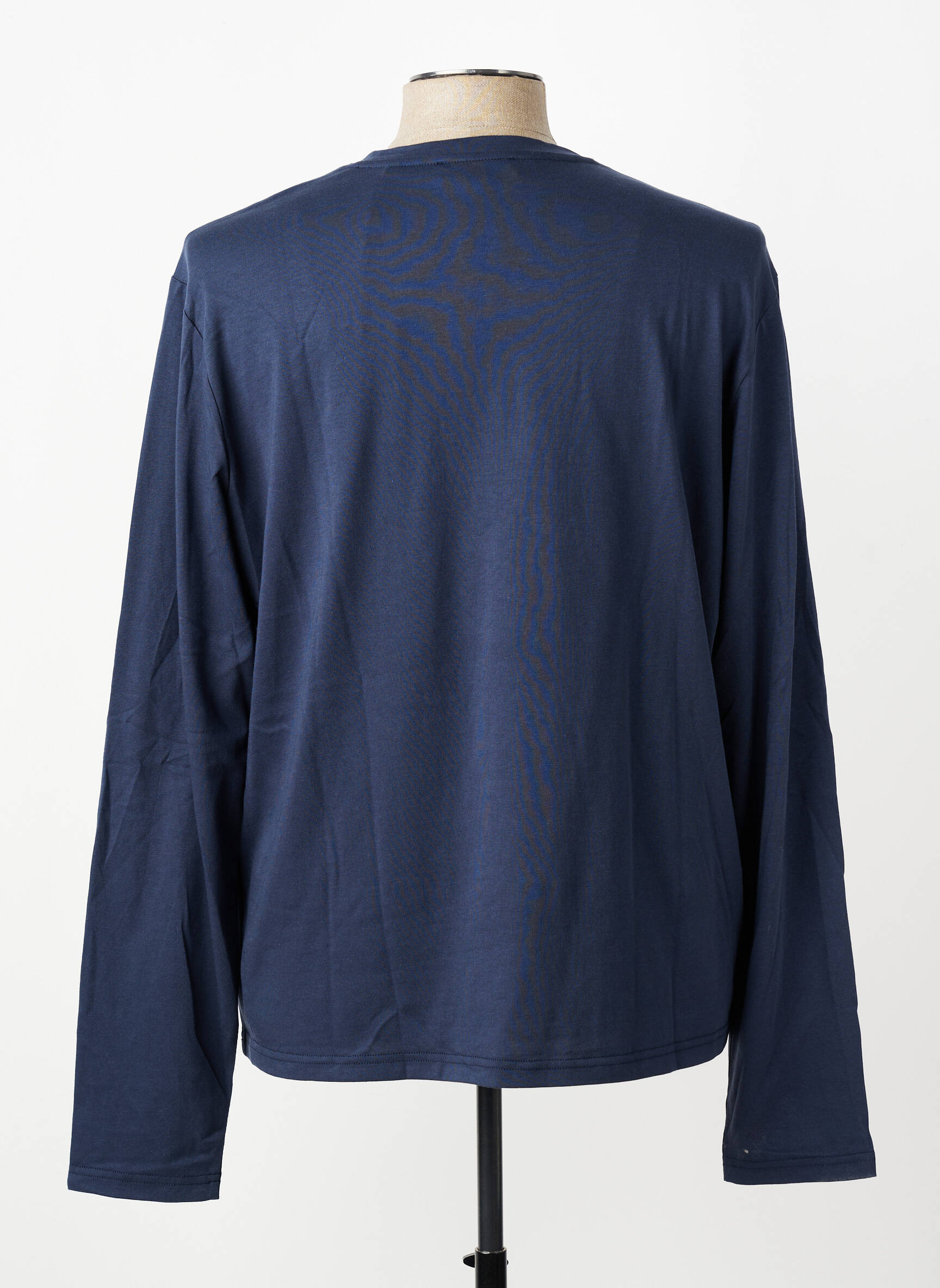 T-shirt coupe cintrée manches longues bleu U.S. POLO ASSN homme