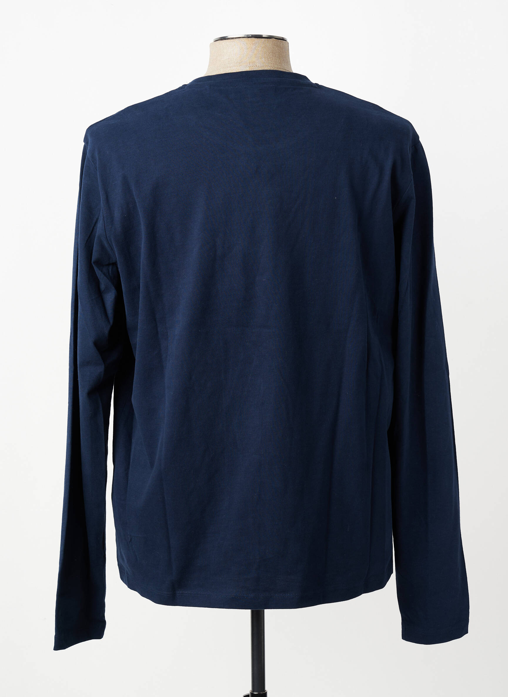 T-shirt coupe cintrée manches longues bleu U.S. POLO ASSN homme