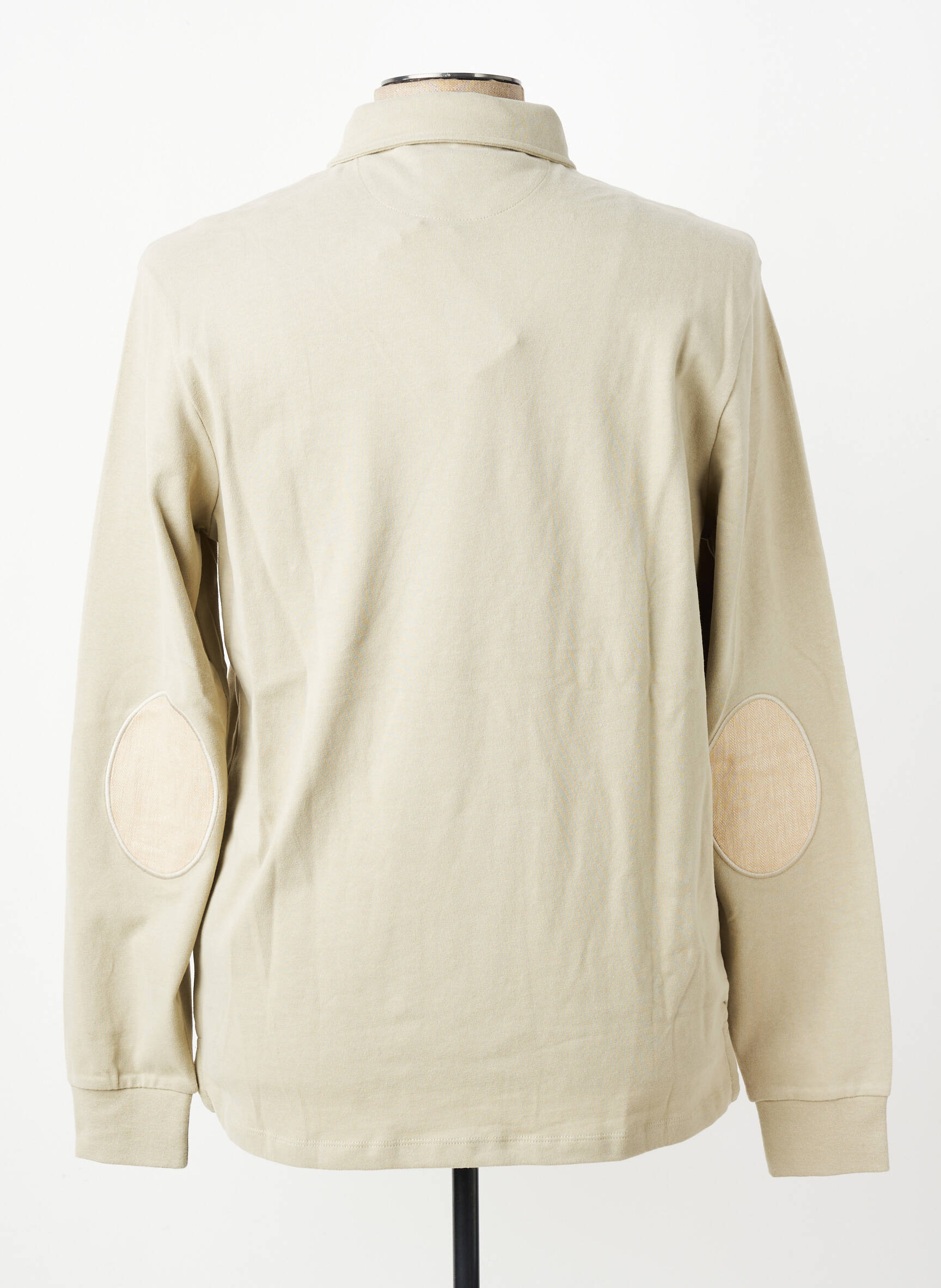 Polo manches longues manches longues beige U.S. POLO ASSN homme
