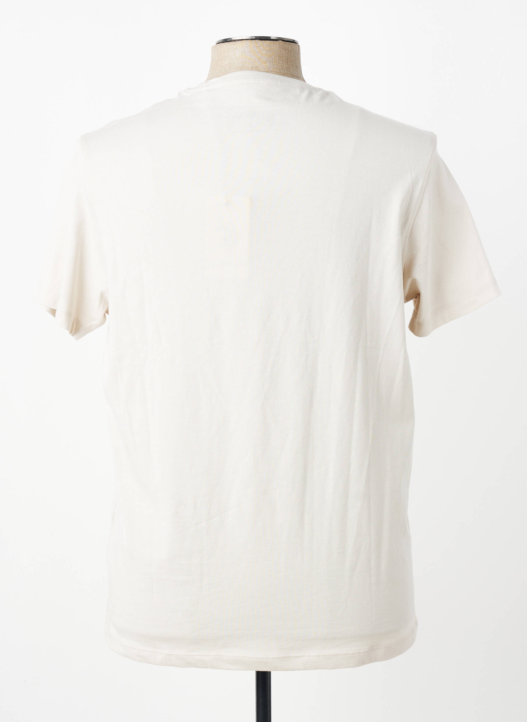 T-shirt broderie manches courtes beige U.S. POLO ASSN homme