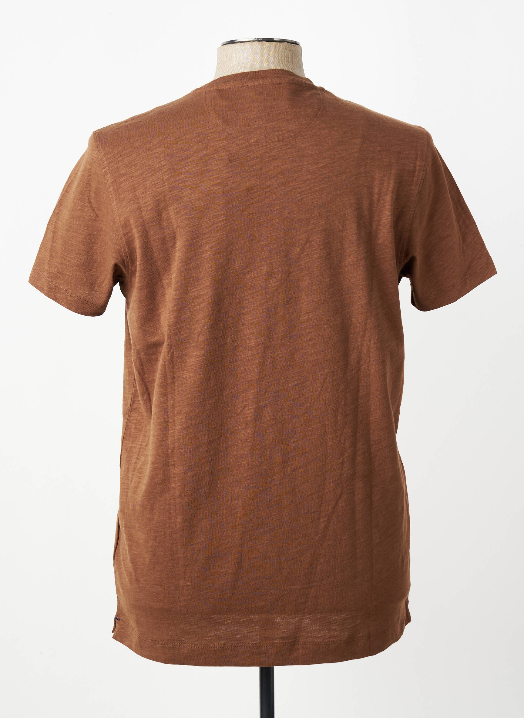 T-shirt coupe cintrée manches courtes marron U.S. POLO ASSN homme