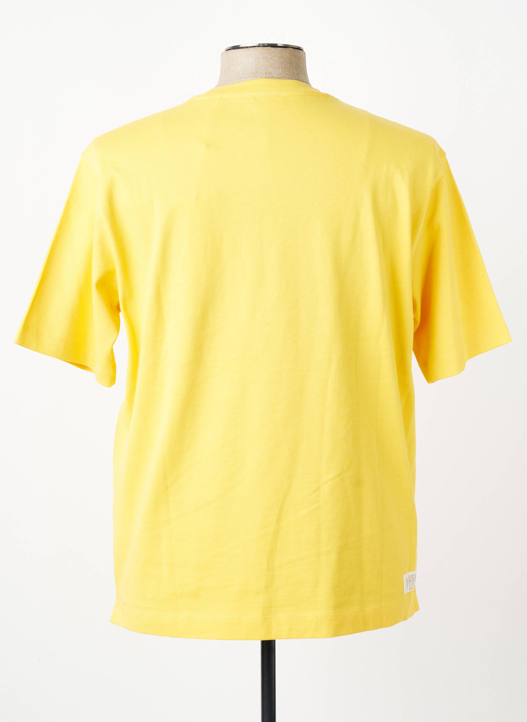T-shirt stretch manches courtes jaune U.S. POLO ASSN homme