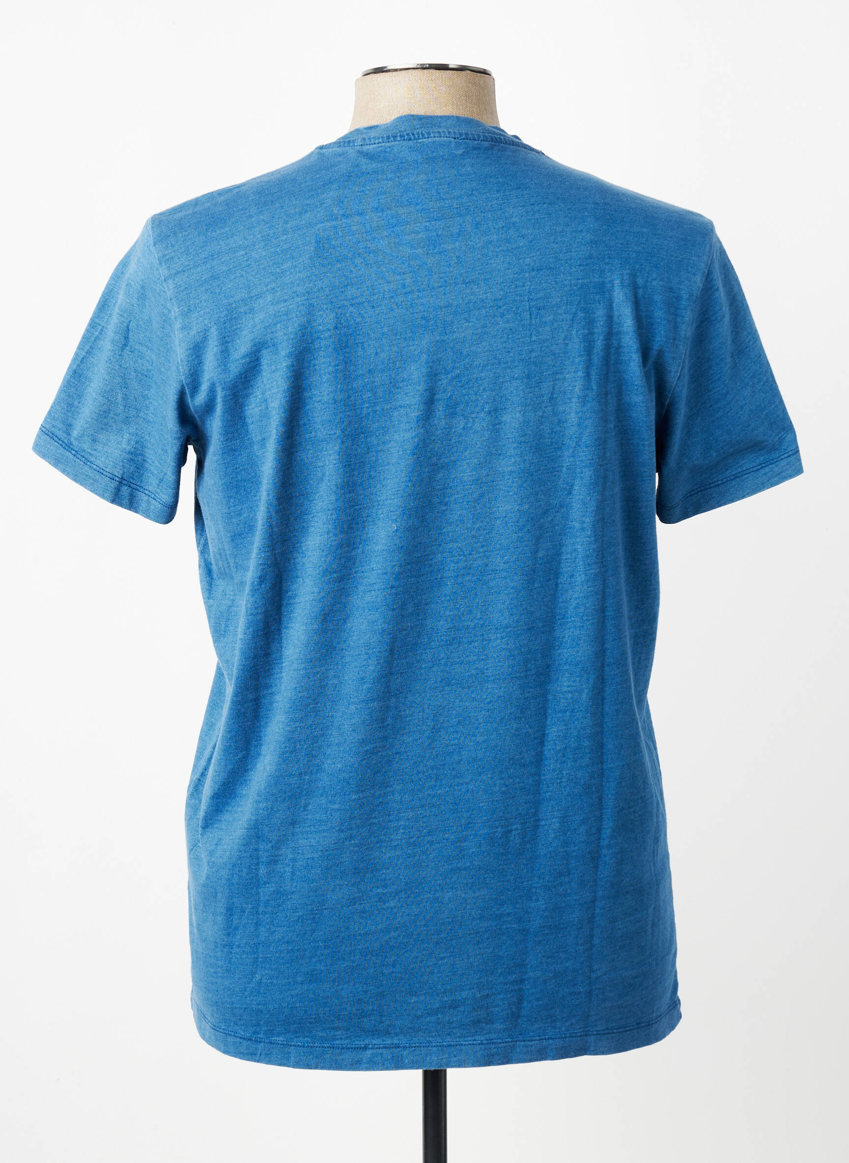 T-shirt tissage chiné manches courtes bleu clair U.S. POLO ASSN homme