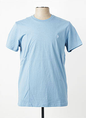T-shirt broderie manches courtes bleu U.S. POLO ASSN homme
