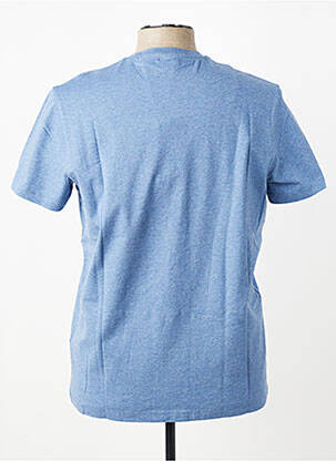 T-shirt tissage chiné manches courtes bleu U.S. POLO ASSN homme