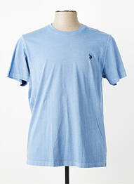 T-shirt broderie manches courtes bleu U.S. POLO ASSN homme