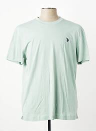 T-shirt broderie manches courtes vert U.S. POLO ASSN homme